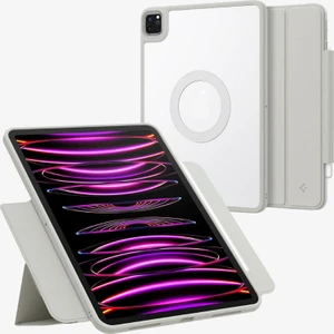 iPad Pro 12.9'' (2022 / 2021) Kılıf Air Skin Pro OneTap Metal Ring MagFit Gray - ACS06510
