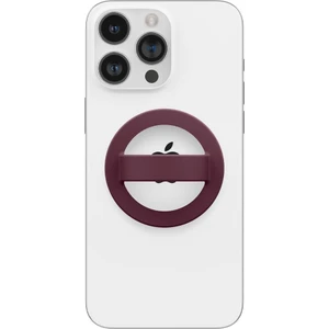 Caseology iPhone için MagSafe özellikli Silikon Telefon Tutucu Nano Pop Burgundy Bean - AFA07065