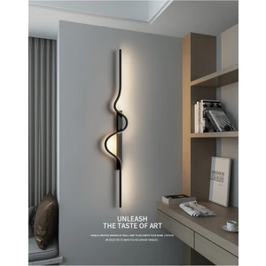 Pera Teknoloji / Worm / Aplik / 120x24 cm / Antrasit Gövde / 3 Renk Işık / 3 Yıl Garanti