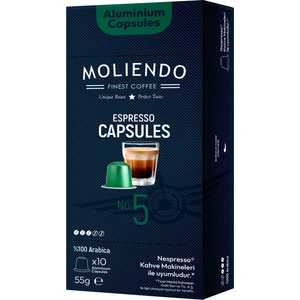 Moliendo Alüminyum Kapsül Kahve No:5 (10 Adet Nespresso Uyumlu Alüminyum Kapsül Kahve)