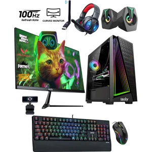 Streamer Onex İ5-10400F 16GB 512GB M.2 Nvme RTX2060S 8gb 24" Oyuncu Masaüstü Bilgisayarı