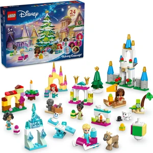 LEGO® | Disney 2024 Yılbaşı Takvimi 43253 - 5 Yaş ve Üzeri Çocuklar Için 8 Karakter Içeren Yılbaşı Temalı Yaratıcı Oyuncak Yapım Seti (253 Parça)