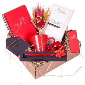 Kitaplı Hediye Sevgiliye Özel Yeter Ki Sonu Iyi Bitsin Tasarımlı Konsept Hediye Seti- Sevgiliye Hediye Kutusu