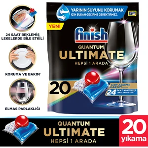 Quantum Ultimate 20 Kapsül Bulaşık Makinesi Deterjanı Tableti