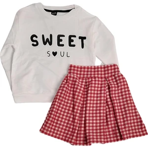 MG Mini Giyim 3-10 Yaş Kız Çocuk Etekli Sweet Takım - Sweet Soul