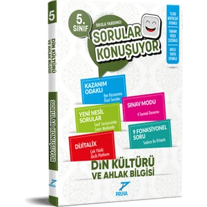 Pruva Akademi 5. Sınıf Sorular Konuşuyor Soru Bankası Din Kültürü ve Ahlak Bilgisi