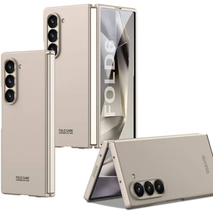 Rona Store Galaxy Z Fold 6 Kılıf Zore Sert Kıpta Kapak-Titanyum-Gri