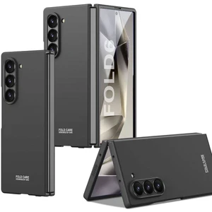 Rona Store Galaxy Z Fold 6 Kılıf Zore Sert Kıpta Kapak-Siyah