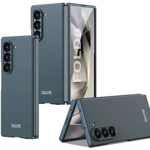 Rona Store Galaxy Z Fold 6 Kılıf Zore Sert Kıpta Kapak-Mavi