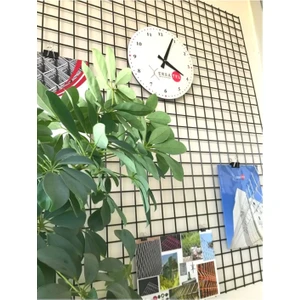 Ersa Tel Fotoğraf Askısı Tel Askılık Metal Pano Duvar Askılığı Notluk 100X120 Siyah