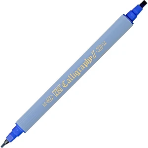 Kaligrafi Kalemi Çift Uçlu 2 mm + 3.5 mm 030 Mavi