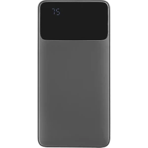 P107 10000MAH Prm Type-C Input/output 10W Siyah Lcd+Gizli LED Taşınabilir Pil Şarj Cihazı Pow