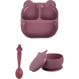 Beslenme Seti Mamma, Hamham, Kitten Velvet Purple -Bordo