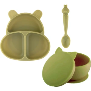 Beslenme Seti Huppo, Hamham, Kitten Olive Green -Yeşil