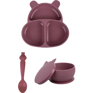 Beslenme Seti Huppo, Hamham, Kitten Velvet Purple -Bordo