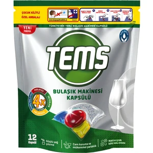 4 Etkili Bulaşık Makinesi Kapsül Deterjanı 12 Adet