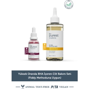The Purest Solutions Yüksek Oranda Bha Içeren Cilt Bakım Seti (Fiddy Methoduna Uygun) 30 ml 200 ml TPS132