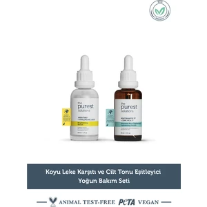 The Purest Solutions Koyu Leke Karşıtı ve Cilt Tonu Eşitleyici Yoğun Bakım Seti TPS116