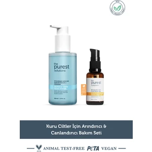The Purest Solutions Kuru Ciltler Için Arındırıcı & Canlandırıcı Bakım Seti