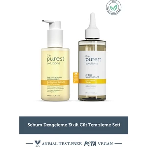 The Purest Solutions Sebum Dengeleme Etkili Cilt Temizleme Seti