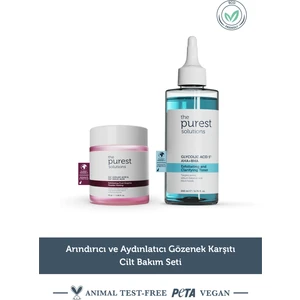 The Purest Solutions Arındırıcı ve Aydınlatıcı Gözenek Karşıtı Cilt Bakım Seti