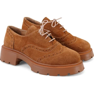 Heaven Kahve Kadın Süet Deri Günlük Ayakkabı