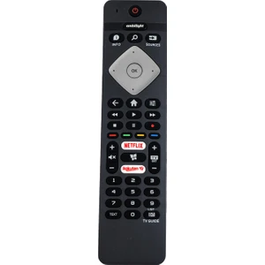 Philips Amblight Netflix-Rakuten Tuşlu Led TV Kumandası
