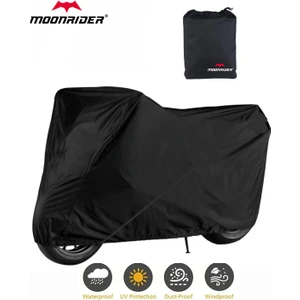 Moonrider Motosiklet Brandası Alt Lastikli Çantalı Motosiklet Çadırı Yüksek Kalite Su Almaz Motosiklet Branda