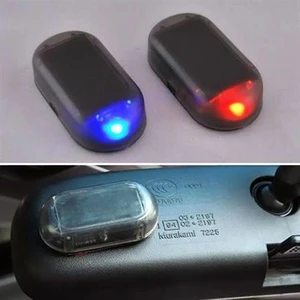 Sanec  Araç Için Caydırıcı Solar Enerji Ile Şarj Olan  Güçlü Yapışkanlı Işıklı Plastik Mini Sahte Alarm