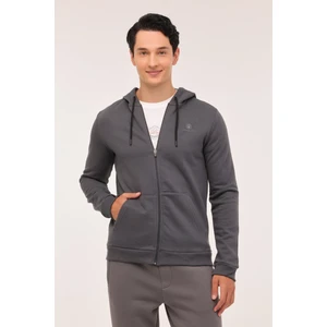 Mb Sn05 Fz Hod 4pr Antrasıt Erkek Eşofman Üstü