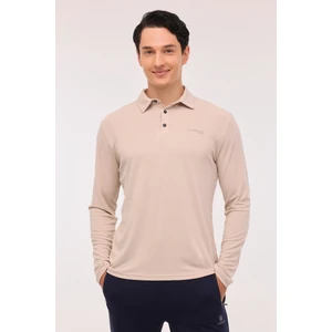 Ml Zeyn 15ıtl510 4pr Bej Erkek Uzun Kol T-Shirt