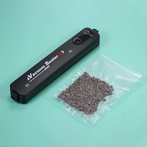 Vacuum Sealer Ev Tipi Vakumlama ve Yapıştırma Makinesi + 10 Adet Vakum Poşeti