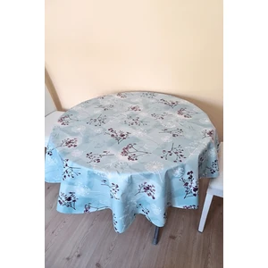 Altı Astarlı Yuvarlak Muşamba Masa Örtüsü - 140 cm Çap - ELG13