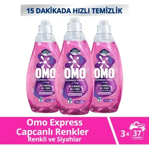 Express Fresh Capcanlı Renkler Renkli & Siyahlar Sıvı Çamaşır Deterjanı 1480 ml x 3 Adet