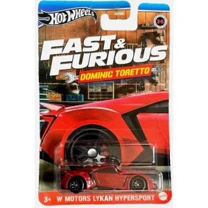 Hot Wheels Fast & Furious Dominic Toretto W Motors Lykan Hypersport HRW48
