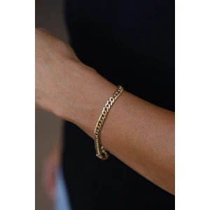 Yenigün Kuyumculuk 14 Ayar Altın Omega Kilit Detaylı Gurmet Bileklik