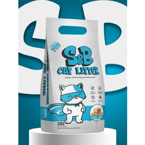 S&b Super Bentonite 20 Litre Marsilya Sabunlu Topaklaşan Kedi Kumu