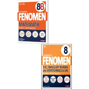 Kurmay Yayınları Fenomen 8. Sınıf Matematik - B + Inkılap Tarihi