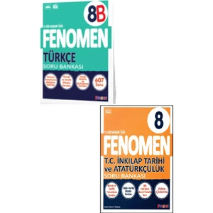 Kurmay Yayınları Fenomen 8. Sınıf Türkçe - B + Inkılap Tarihi