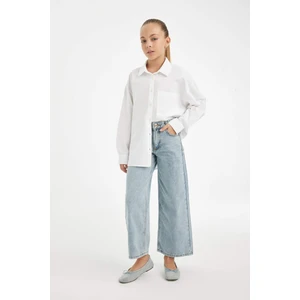 Kız Çocuk Wide Leg Geniş Bol Paça Cepli Pantolon C8533A824AU