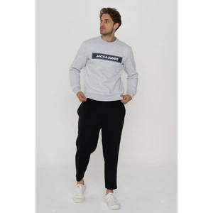Jack & Jones Erkek Göğüs Logo Baskılı Sweatshirt - Minder