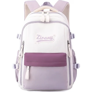 Good Tool Goodtool Su Geçirmez Büyük Kapasiteli Ortaokul Öğrenci Sırt Çantası-Mor (Yurt Dışından)