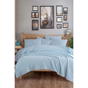 Eponj Home Ecocel Pike Örtü Çift Kişilik 200x230cm Karde BebeMavi