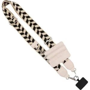 Global Hut 1 Kart Tutucu Fermuarlı Kılıfı ile 1pc Telefon Askısı, 2024 Yeni Cüzdan Crossbody ile Telefon Için Klip ve Git Kayışı, Ayarlanabilir Telefon Askısı Crossbody (Yurt Dışından)