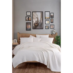 Eponj Home Ecocel Pike Örtü Çift Kişilik 200x230cm Karde Krem