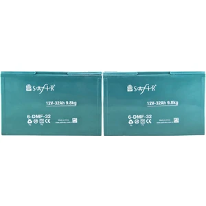 Jel Akü 12 V - 32 Ah 9.8kg - 2'li Set
