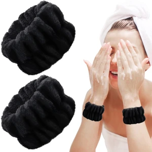 Meşeli Tekstil 2 Adet Süper Soft Havlu Bilek Yıkama Bandı Sporcu Spa Bileklik