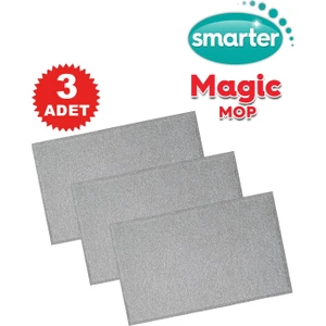 SMARTER  Magıc Yedek Mop 3 Adet Paspas Mandallı