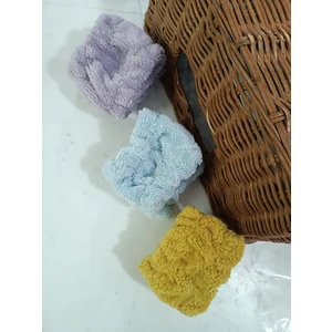 Meşeli Tekstil 2 Adet Süper Soft Havlu Bilek Yıkama Bandı Sporcu Spa Bileklik