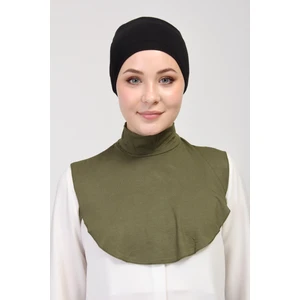 Manolya Şal Düz Balıkçı Kurtarıcı Yakalı Boyunluk